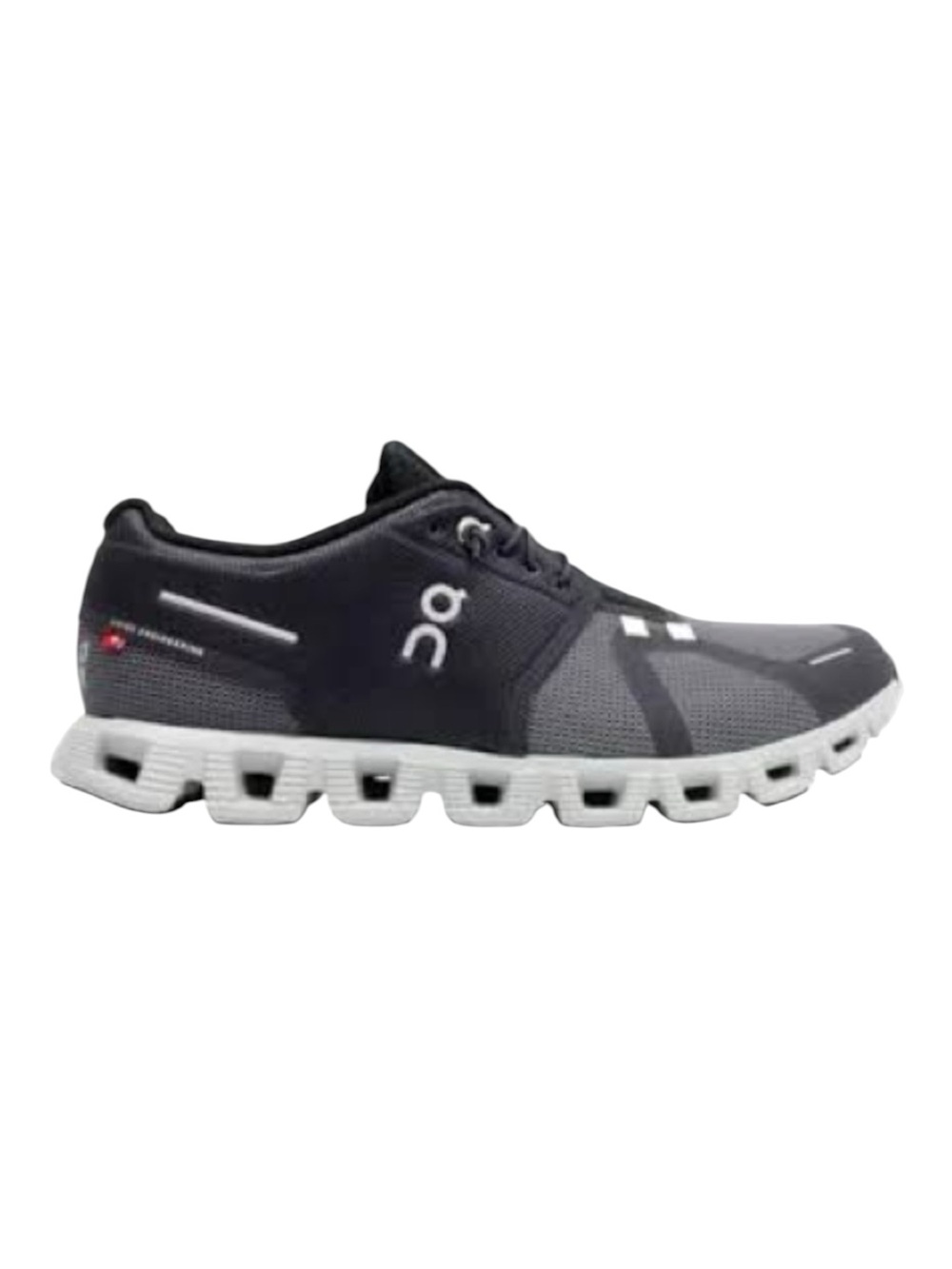 On Cloud 5 Sneakers Men 11.5 Dark Grey Mesh Speed Lacing